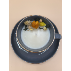 Tasse ronde bleue