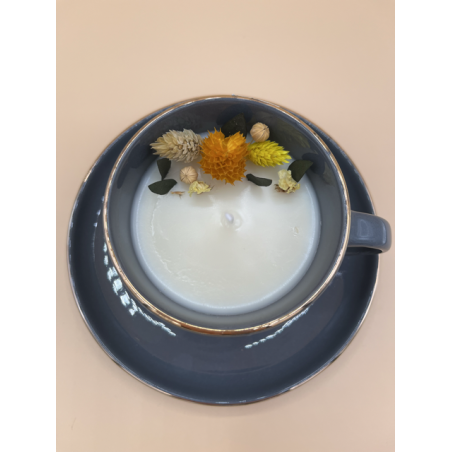 Tasse ronde bleue