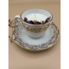 Tasse vintage dorure